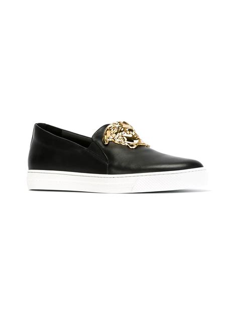 versace mens slip on sneakers|versace couture men sneakers.